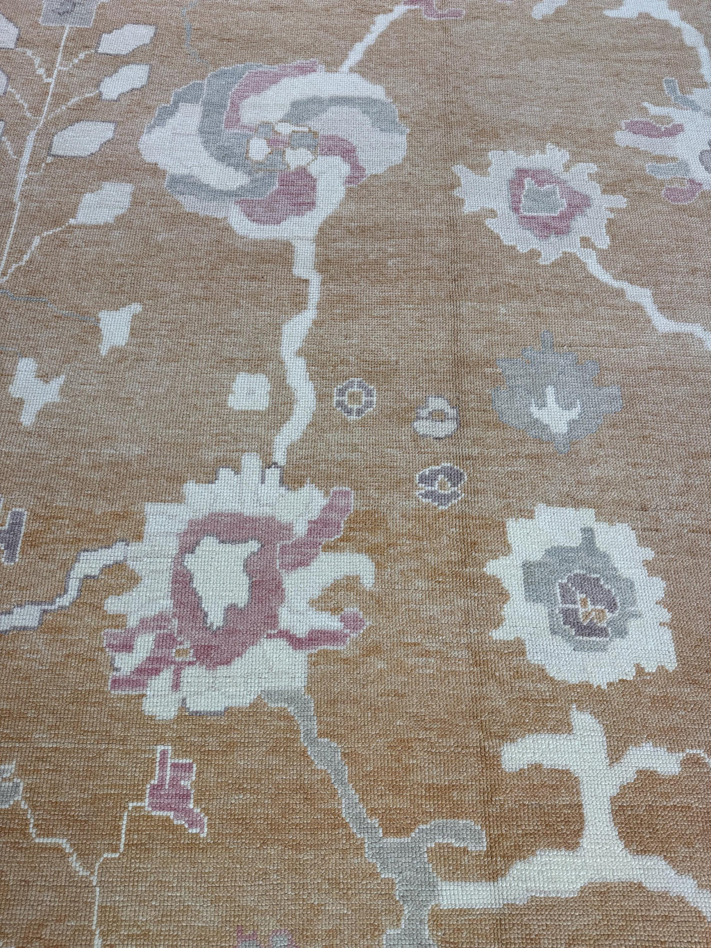 12'x15' feet Turkish Oushak Rug,Yellow Color Rug,075