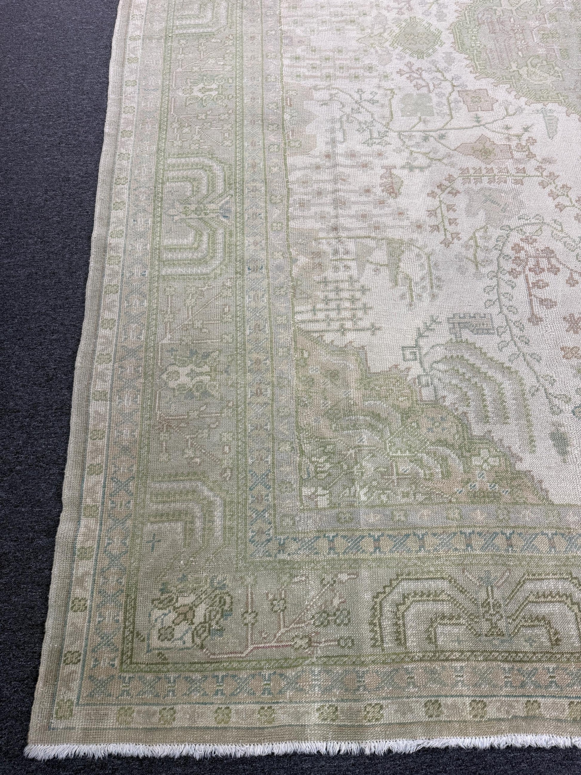 10'4"x13' feet Turkish Oushak Rug,Beige Color Rug,110